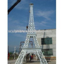 Large Modern Monument Of The Eiffel Tower Outdoor Metal Sculpture